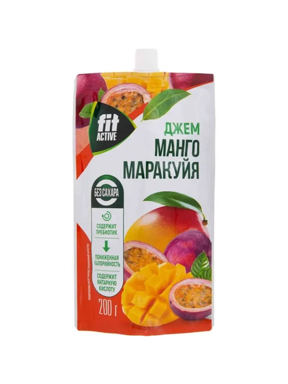 Джем FitActive Манго-Маракуйя 200гр дой пак