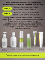 Подтягивающая сыворотка с ретинолом и микроиглами Celimax The Vita-A Retinol Shot Tightening Serum