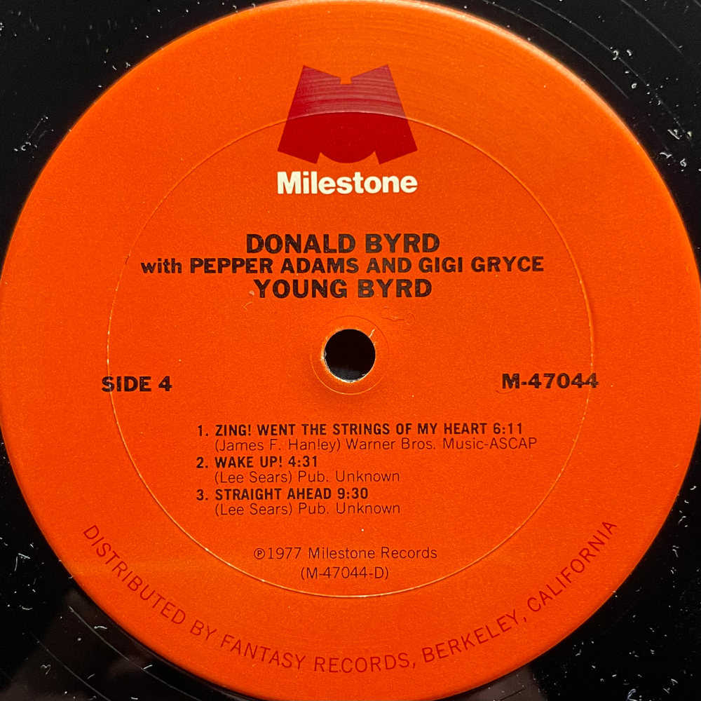 Donald Byrd With Pepper Adams And Gigi Gryce ‎– Young Byrd 2LP (США 1977г.)