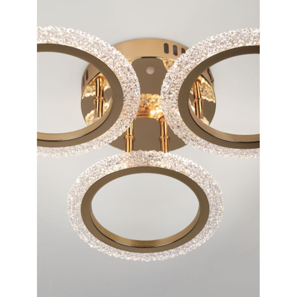 Светильник потолочный светодиодный Rivoli Evlalia 6178-703 LED 42Вт 3000-6000К с пультом | Интерьерные светодиодные светильники