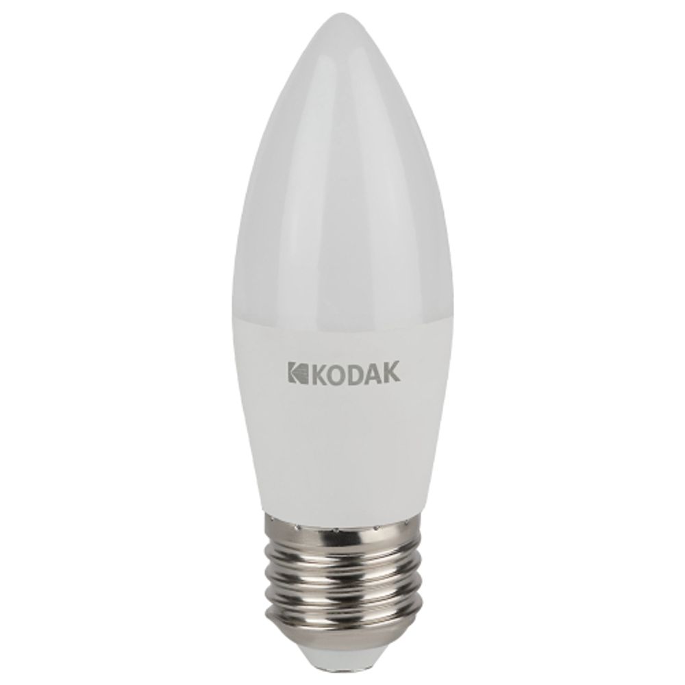 Лампа светодиодная Kodak LED B35-11W-840-E27 K 11Вт свеча нейтральный белый свет Е27 | Лампы cветодиодные Свеча (B/C)