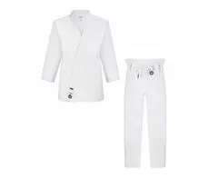 C333 Кимоно для дзюдо подростковое Clinch Judo Silver FDR белое