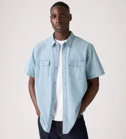Рубашка с коротким рукавом мужская LEVI'S SS RELAXED FIT WESTERN