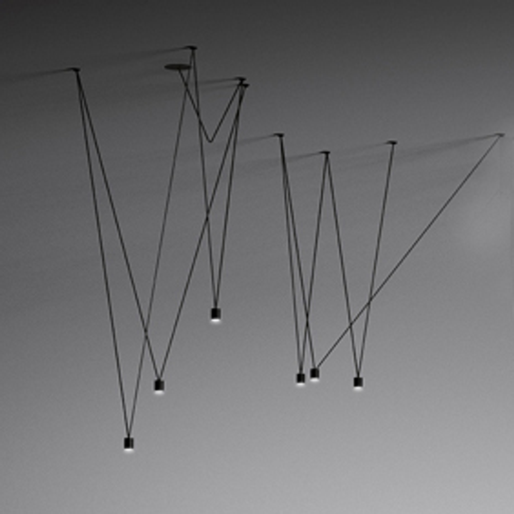 Подвесной дизайнерский светильник Match от Vibia (12 плафонов)