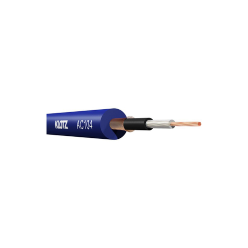 Klotz AC104Bl инструментальный кабель ПВХ , 6мм, 1x0,22мм, синий