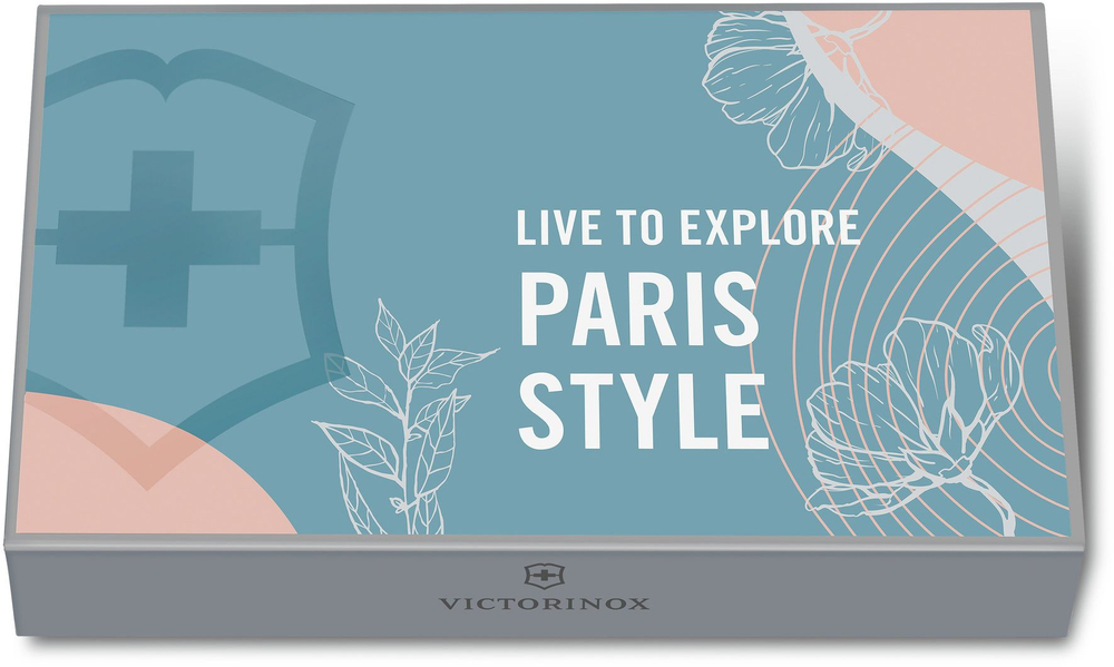 Нож Victorinox Companion Paris Style, 91 мм, 16 функций, розовый с чехлом (подар.коробка)