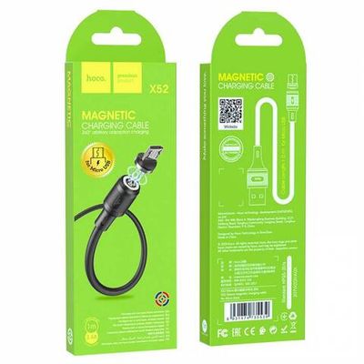 Кабель USB на Micro-USB Hoco X52 magnetic (black)