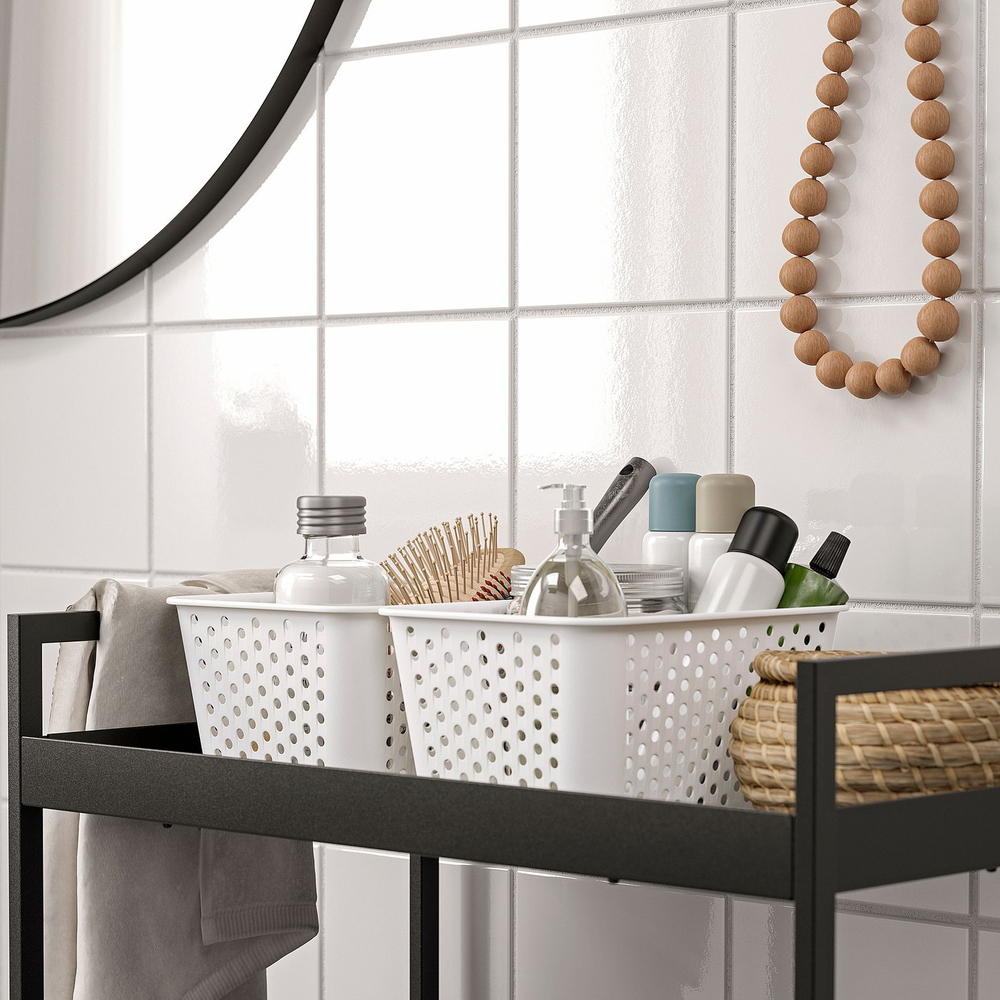 IKEA PLOGSVÄNG  (ИКЕА ПЛОГСВЭНГ)  -  Контейнер - белый 15х20х10 см
