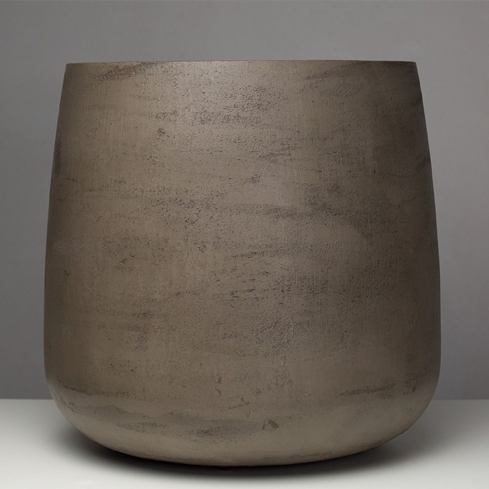 Кашпо CONE SMOKEY GREY D38 H41