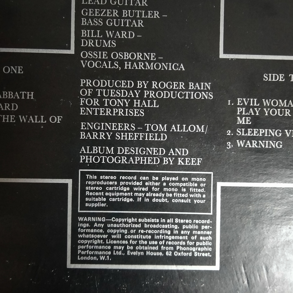 Black Sabbath / Black Sabbath (LP)