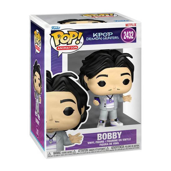 Фигурка Funko POP! Animation KPop Demon Hunters Bobby (2432) 95804 — упаковка