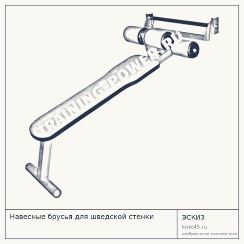 Навесные брусья для шведской стенки