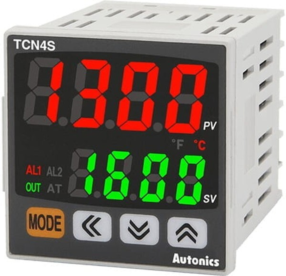 TCN4S-24R, Температурный контроллер, 48х48, реле+ТТР, сигн.х2, 100-240В~, артикул A1500003928R