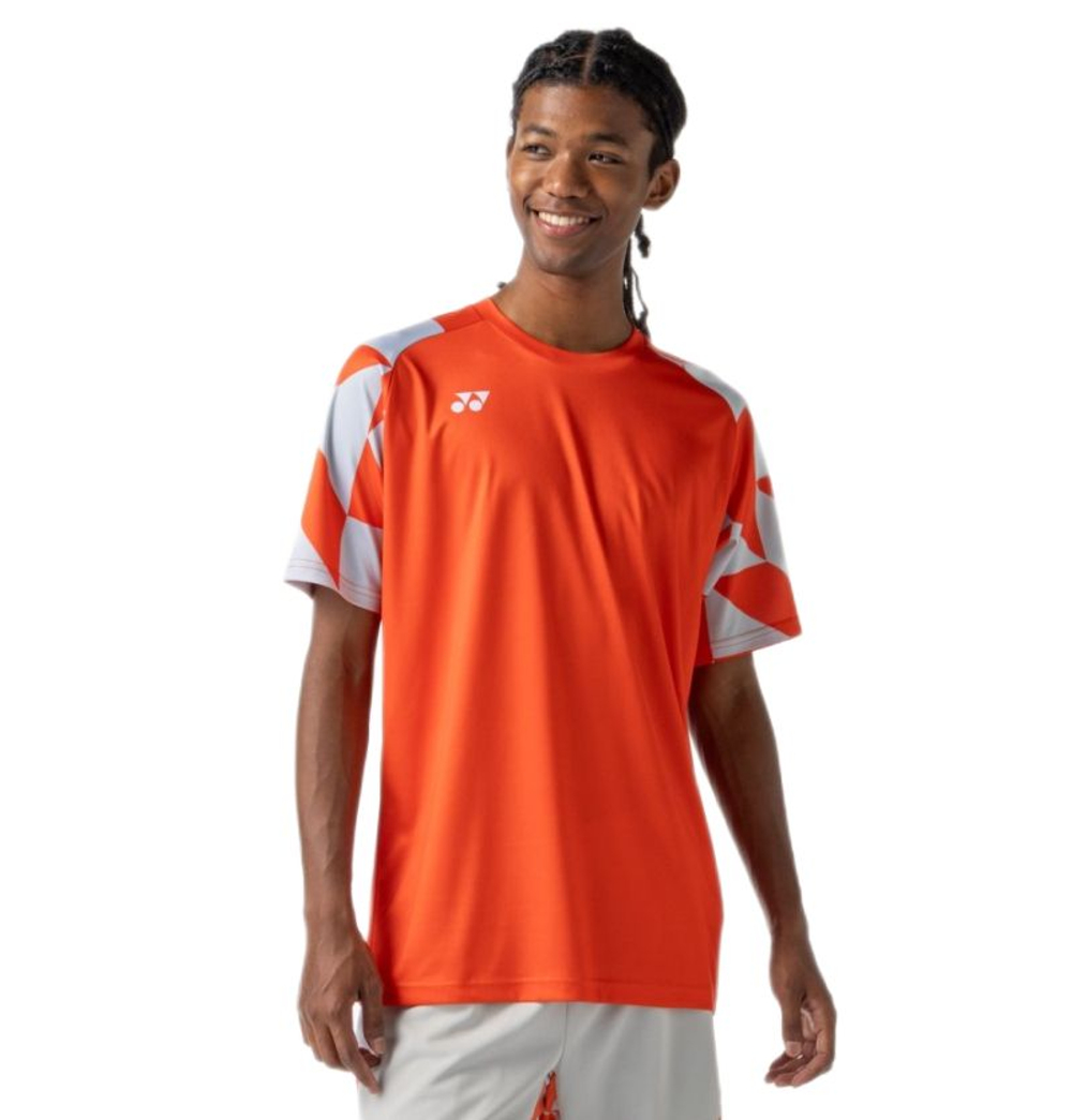 Мужская футболка Yonex Practice — cyber orange