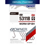 Крючок Owner 53118 Worm SP-BH (красный)
