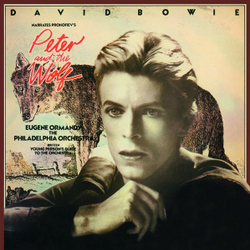 David Bowie, Sergei Prokofiev, Eugene Ormandy, The Philadelphia Orchestra, Benjamin Britten — Peter And The Wolf / Young Person's Guide To The Orchestra (LP)