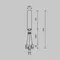 Подвесной комплект Accessories for tracks Flarity TRA154SW-BB-R-PT Maytoni