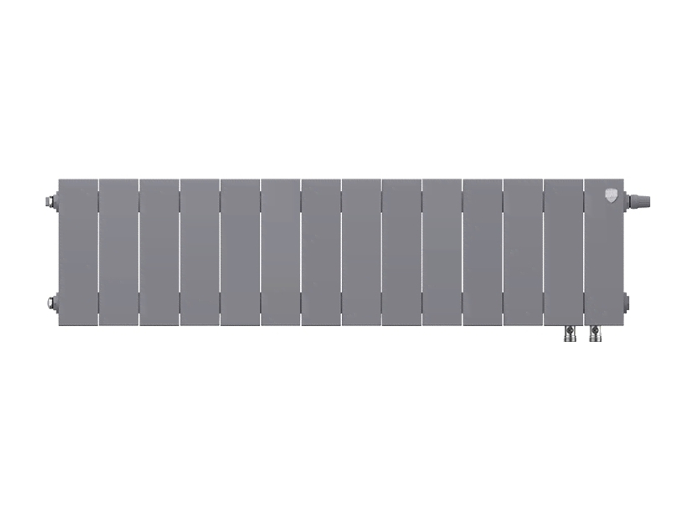 Радиатор Royal Thermo PianoForte 200 /Silver Satin - 14 секц. VDR