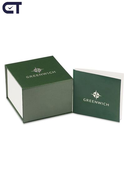 Greenwich GW 074.10.36 часы наручные мужские — автоматическая механика с синим циферблатом гильоше