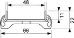 Основа для плитки TECEdrainline под облицовку плиткой "plate", прямая, 1200