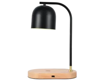 Настольный светильник с зарядкой для телефона 1*E27 ZRS.1066.01 черный DESKLIGHT Zortes