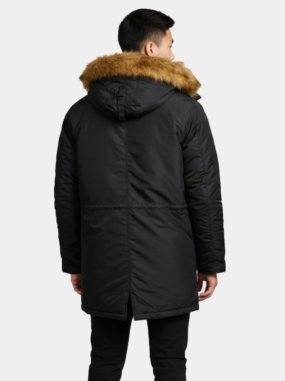 Куртка утепленная мужская ALPHA INDUSTRIES N-3B RELAXED FIT PARKA (OXFORD LOGO)
