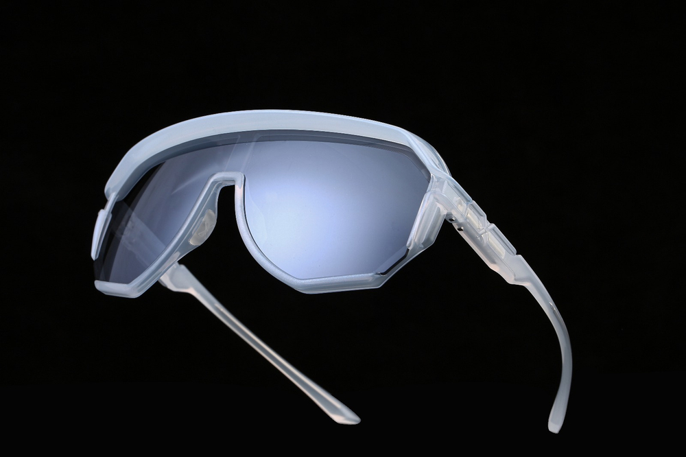 Спортивные очки HILX Newblood Shiny Crystal Grey / Black Mirror Lens