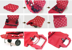 Сумка на колесиках foldabletrolley red