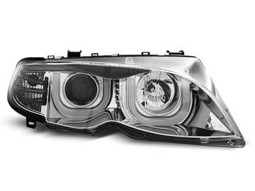 Передние фары Bmw 3 E46 3D chrome