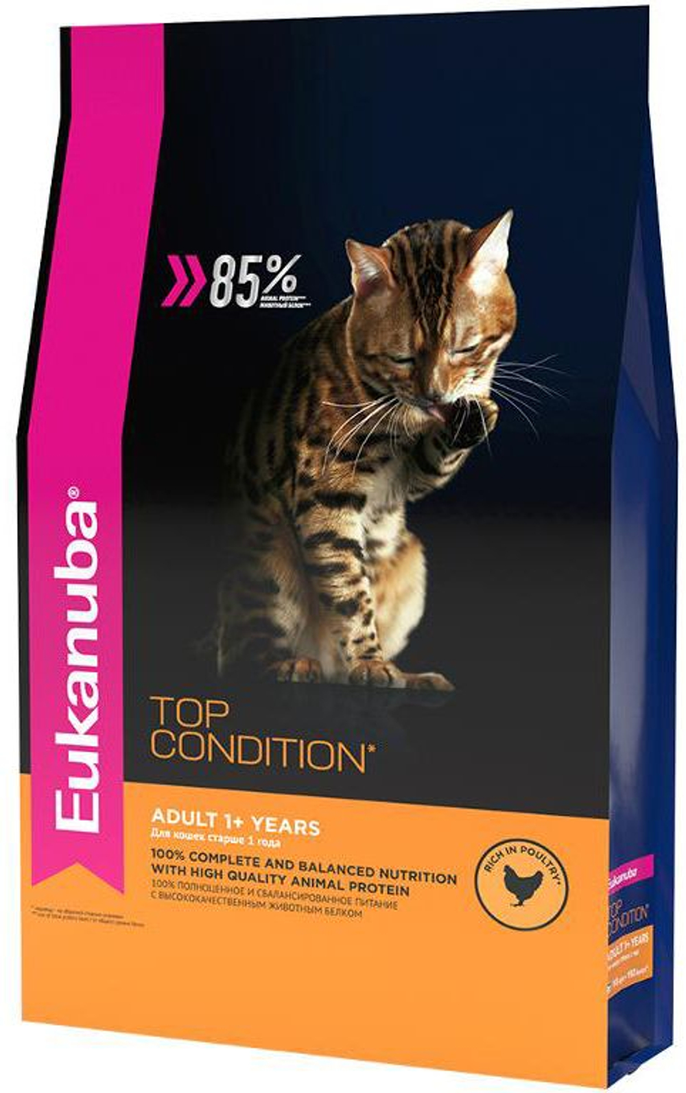 Eukanuba Adult Top Condition Домашняя птица для кошек 400 г