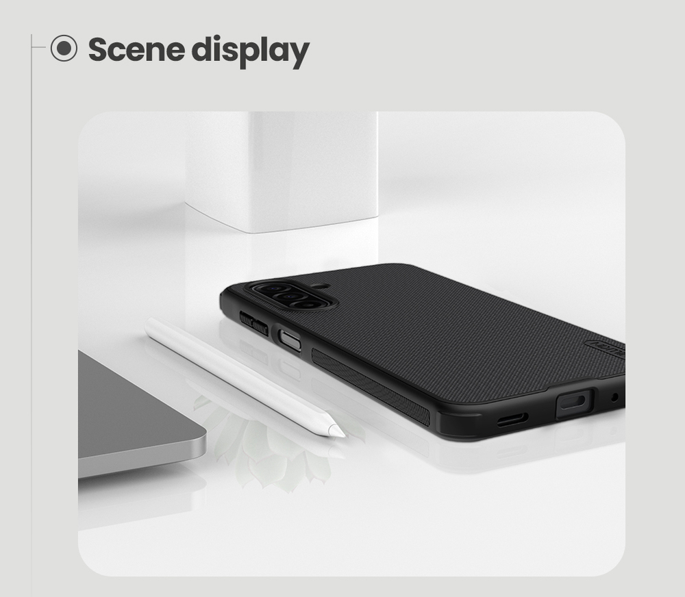Чехол усиленный от Nillkin c встроенным круглым магнитом для Samsung Galaxy A17 5G, серия Super Frosted Shield Pro Magnetic Case
