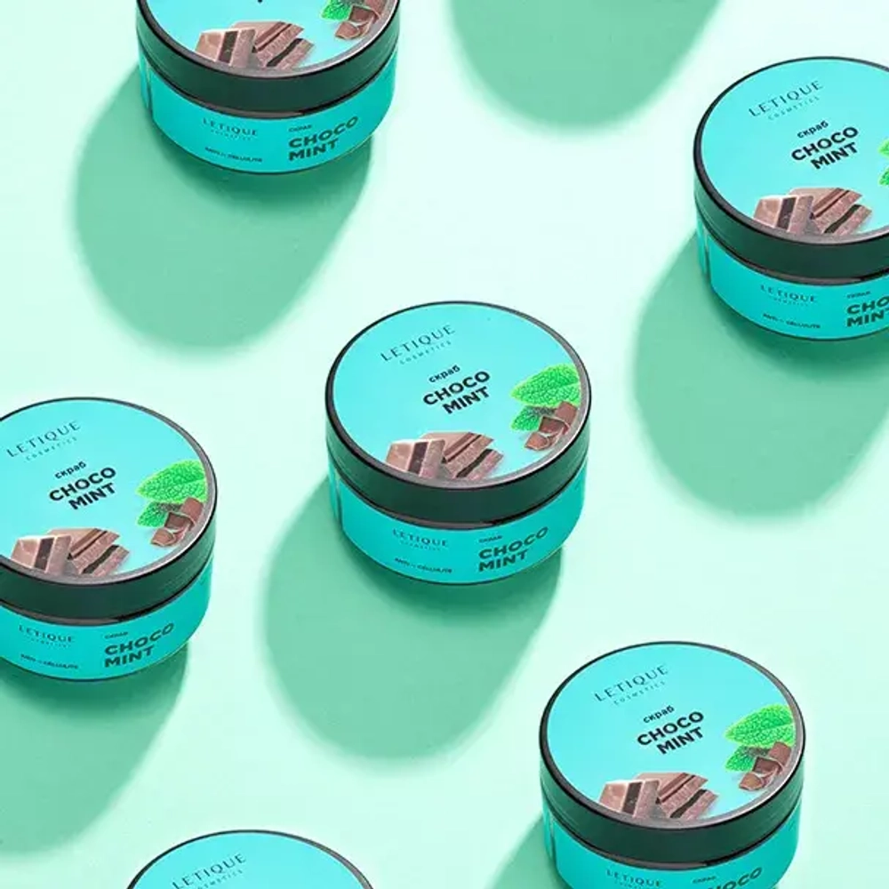 LETIQUE Скраб для тела Choco Mint, 250г.