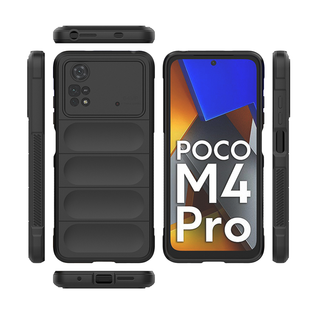 Противоударный чехол Flexible Case для Poco M4 Pro 4G