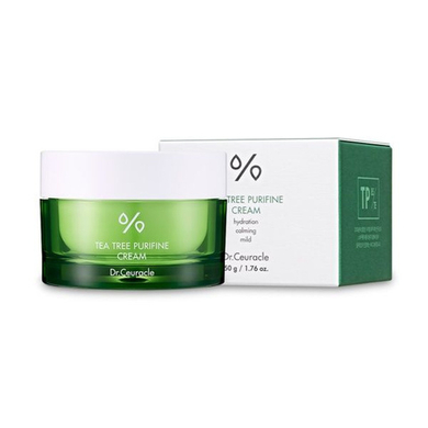 DR. CEURACLE Крем для лица с экстрактом чайного дерева - Tea Tree Purifine 80 Cream, 50мл