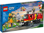 Конструктор Лего Сити Пожарная машина | LEGO City Fire Command Truck коллекционный набор, 60374, 502 детали (7+)
