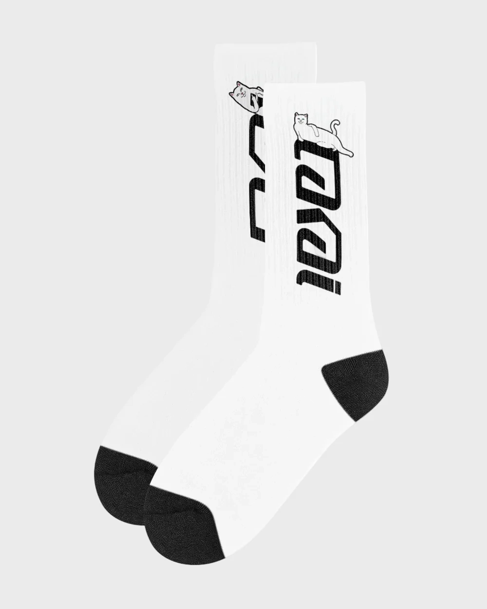 Носки RIPNDIP X LAKAI Lord Nerm Socks Pack Black / White - 2 пары