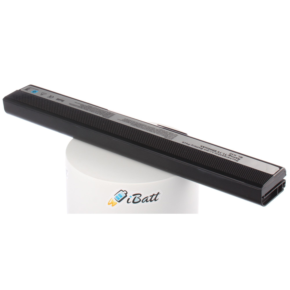 Аккумулятор iBatt 6800mAh, для A32 K52J A52J A42 A52 K52f K52 K52DR K42J PRO5IJ K52N K52JT K52Jr K42 K52JU K52JC A52F X52N X42J K42F B53 K42D K42JC A42F K42Jr A52D A52N A52JT K52JV P52F