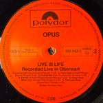 Opus - Live Is Life (Германия 1984г.)