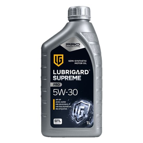 SUPREME PRO SAE 5W-30 GTL LUBRIGARD масло