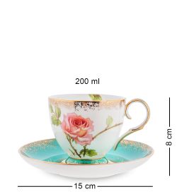 Pavone JK- 65 Чайный набор на 2 перс. «Роза» (Milano Rose  )