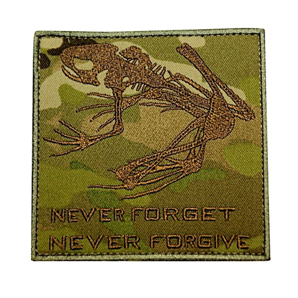 Патч "Never Forget Never Forgive" Патч "Never Forget Never Forgive"