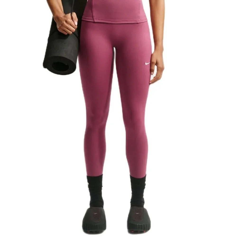 Леггинсы Nike Graphic 7/8 High Waist - pink smoke/white