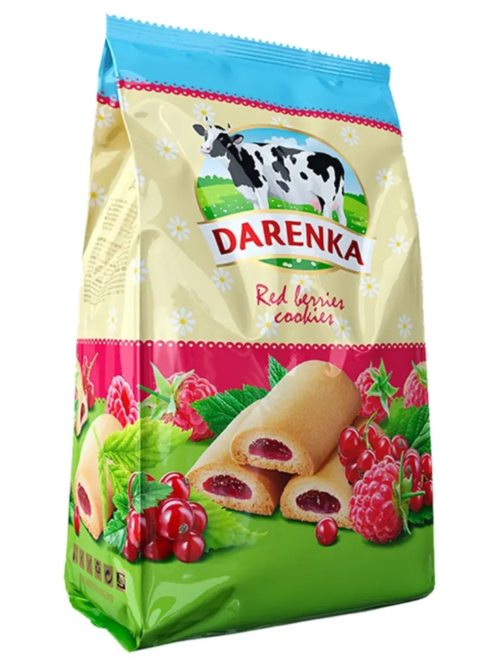 Печенье с джемом со вкусом Малины и Красной Смородины 250 г