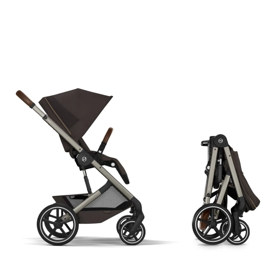 Детская коляска Cybex Balios S Lux TPE 2 в 1 Chocolate Brown