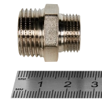 STOUT Ниппель НН переходной никелированный 1/2*3/8