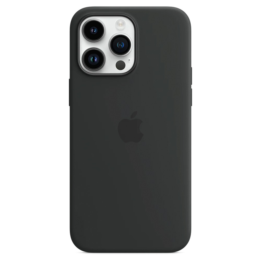 Силиконовый чехол с поддержкой MagSafe Apple Silicone Case для iPhone 14 Pro Max, Midnight (Темная ночь)