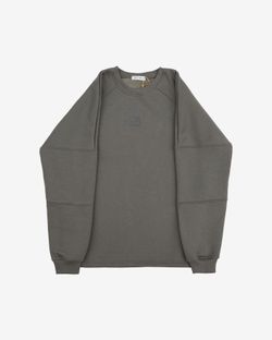 Толстовка "MULTICOLOR" Реглан Начес Оловянный