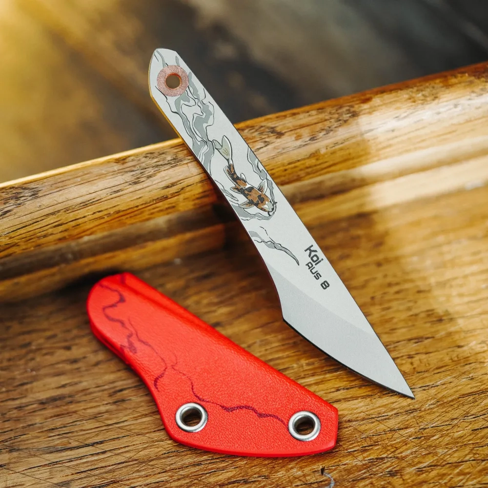Нож NC Custom KOI Red