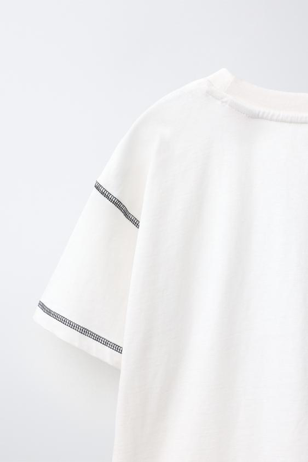 ZARA ФУТБОЛКА С ПРИНТОМ CHIIKAWA, БЕЛЫЙ