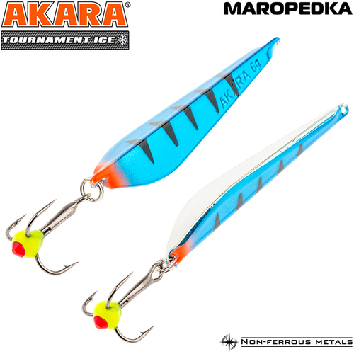 Блесна зимняя Akara Tournament Ice Maropedka 60 8 гр. 30/Sil